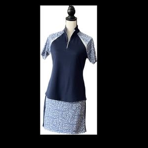 Greg Norman 2 piece Plume Knit polo and skort
